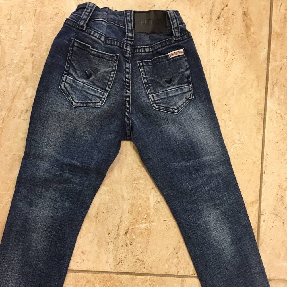Toddler boys Hudson jeans.